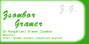 zsombor gramer business card